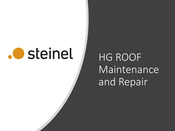 STEINEL HG ROOF Maintenance And Repair