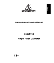 Respironics 950 Instruction And Service Manual