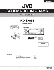 JVC KD-SX883 Schematic Diagrams