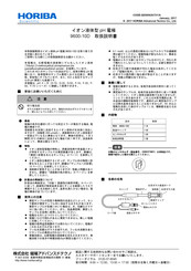 Horiba Scientific 9600-10D Instruction Manual