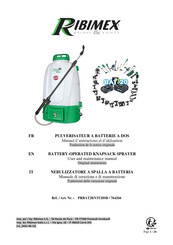 Ribimex PRBAT20/VIT20SB User And Maintenance Manual