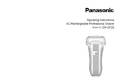 Panasonic ER-SP20 Operating Instructions Manual