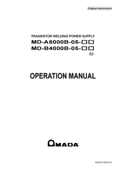 Amada MD-A8000B-05-30 Operation Manual