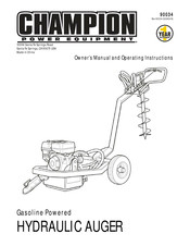Champion 90034 Owner's Manual And Operating Instructions