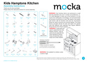 Mocka Kids Hamptons Kitchen Assembly Instructions Manual