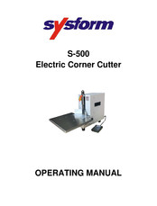 SYSFORM S-500 Operating Manual