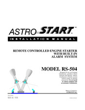 AstroStart RS-504 Installation Manual
