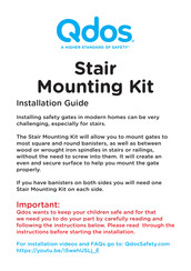 Qdos Stair Mounting Kit Installation Manual