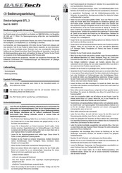 Basetech BTL 3 Operating Instructions Manual