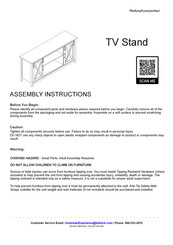Flash Furniture ZG-021-WH-GG Assembly Instructions Manual