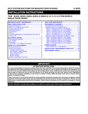Nortek ET4QE Installation Instructions Manual