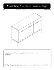 Southern Enterprises Luddingmore HZ1079205 Assembly Instructions Manual