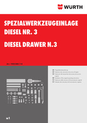 Würth DIESEL DRAWER N.3 Translation Of The Original Operating Instructions