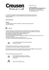 Creusen BS 9150A/HD-B-2n Instructions For Use Manual