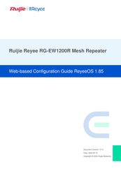 Ruijie Reyee RG-EW1200R Configuration Manual
