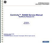 GE Centricity RA600 Service Manual