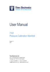 Time Electronics 7161 User Manual