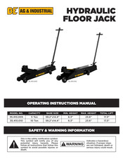 BE Ag & Industrial 35.410.010 Operating Instructions Manual