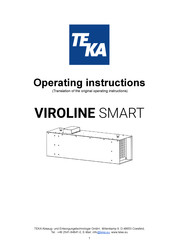 Teka VIROLINE Smart - WiFi Operating Instructions Manual