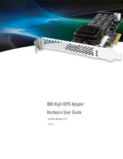 IBM High IOPS Adapter Hardware User's Manual