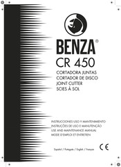 benza CR 450 Use And Maintenance Manual