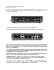 Angry Audio AUDIO CHAMELEON C3 User Manual