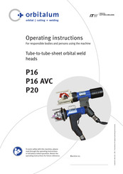 Orbitalum P16 AVC Operating Instructions Manual