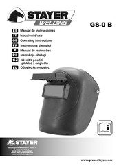 STAYER WELDING GS-0 B Operating Instructions Manual