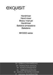 Exquisit MH3003 weiss Instruction Manual