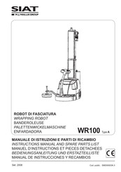 M.J. MALLIS GROUP SIAT WR100 Instruction Manual And Spare Parts List