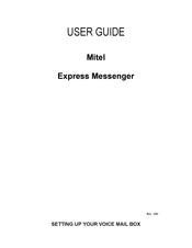 Mitel EXPRESS MESSENGER User Manual