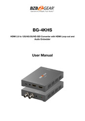 BZBGEAR BG-4KHS User Manual