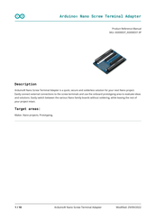 Arduino ASX00037-3P Product Reference Manual