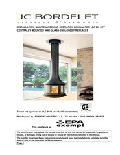 JC BORDELET LEA 998 CFF Installation, Maintenance And Operation Manual