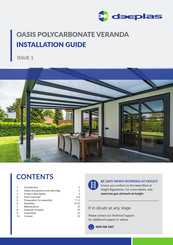 Deeplas OASIS POLYCARBONATE VERANDA Installation Manual
