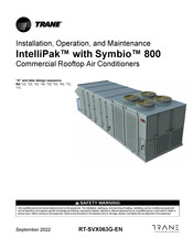 Trane IntelliPak with Symbio 800 Installation, Operation And Maintenance Manual