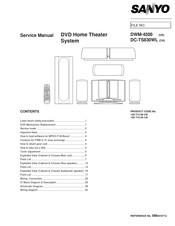 Sanyo DC-TS830WL Service Manual