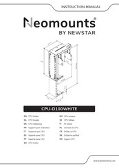 Newstar Neomounts CPU-D100WHITE Instruction Manual