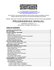Highpower 3000 Programming Manual