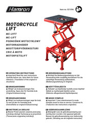 Hamron 021096 Operating Instructions Manual