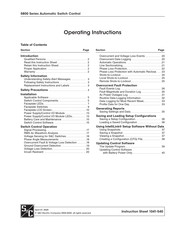 S&C 5800 Series Operating Instructions Manual