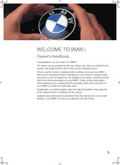 BMW i Owner's Handbook Manual