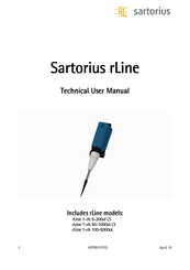 Sartorius 710969 Technical  User's Manual