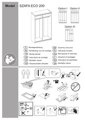 Casa SZAFA ECO 200 Assembly Instruction Manual