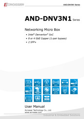 Acrosser Technology AND-DNV3N1-4C1 User Manual