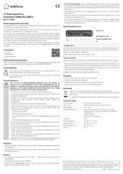 Renkforce CR49e-Alu Operating Instructions