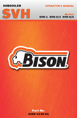 Bison SVH-1 Operator's Manual