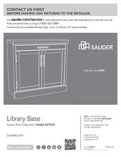 Sauder Aspen Post 427015 Manual
