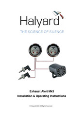 Halyard Exhaust Alert Mk3 Installation & Operating Instructions Manual