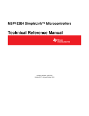 Texas Instruments SimpleLink MSP432E4 Technical Reference Manual